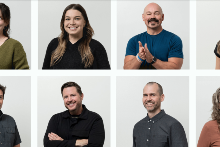 A grid of multiple portraits of Daylight Studio employees
